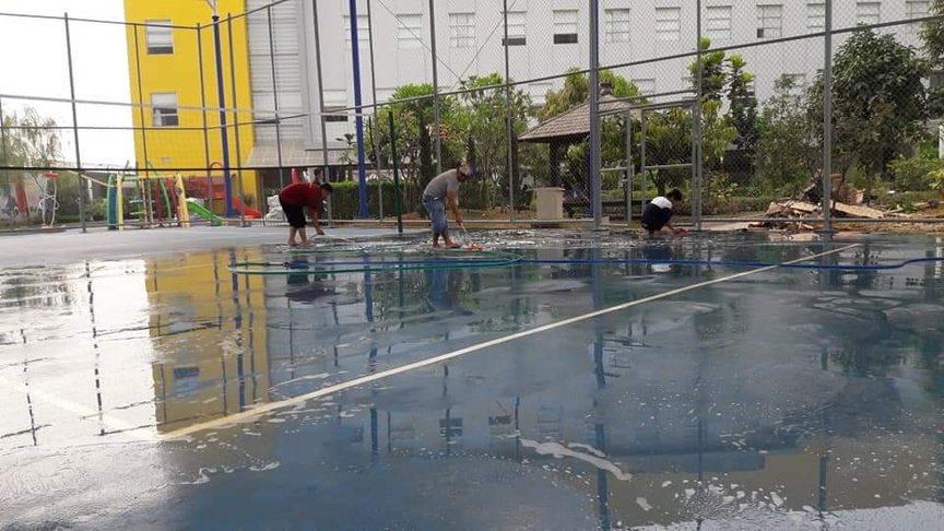 Hall Lapangan – Rusun Kemayoran Jakarta
