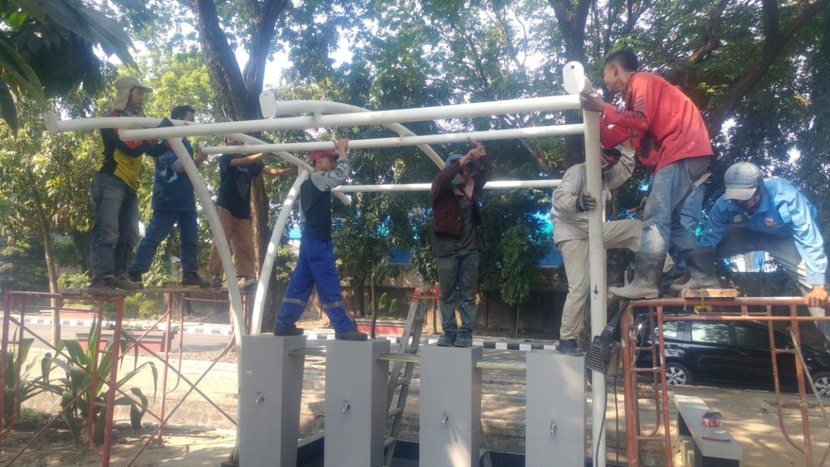 Tempat Wudhu – Masjid Krakatau Steel