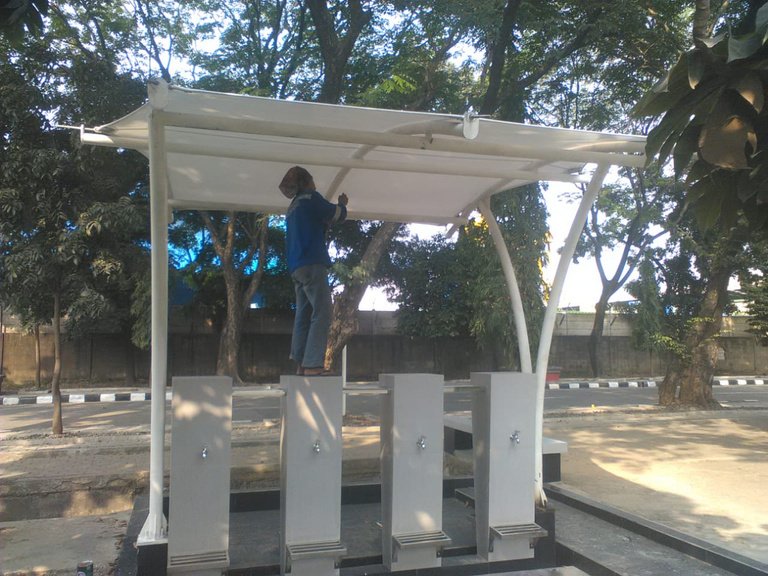 Tempat Wudhu – Masjid Krakatau Steel
